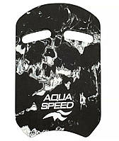 Дошка для плавання Aqua Speed SWIRL PULLBUOY 61245 чорний, білий Уні 43х28х3,6 original Акція Знижка