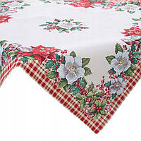 Рождественская скатерть 1273 140x180 гобеленовая скатерть деревенский ретро цветы