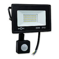Світлодіодний прожектор з датчиком BIOM 30W S6-SMD-30 6200К 220V IP65