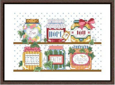 Набір для вишивання "Good feelings". AIDA 14CT ,25*18 см. БЕЗ нанесення на канву схеми.