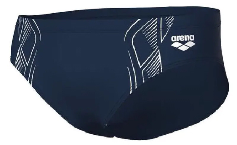 Плавки-сліпи для чоловіків Arena REFLECTING SWIM BRIEFS темно-синій, білий Чол 100 original Акція Знижка