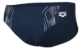 Плавки-сліпи для чоловіків Arena REFLECTING SWIM BRIEFS темно-синій, білий Чол 100 original Акція Знижка