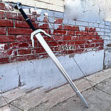 Меч Відьмака Геральта Witcher срібний меч Школи Вовка 104см, фото 10