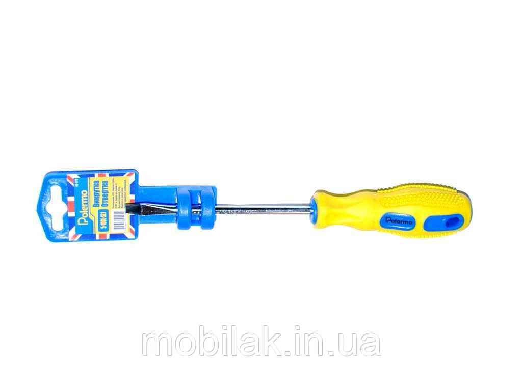 Викрутка плоска Cr-V 5*100L*SL1 46-075 ТМ POLERMO
