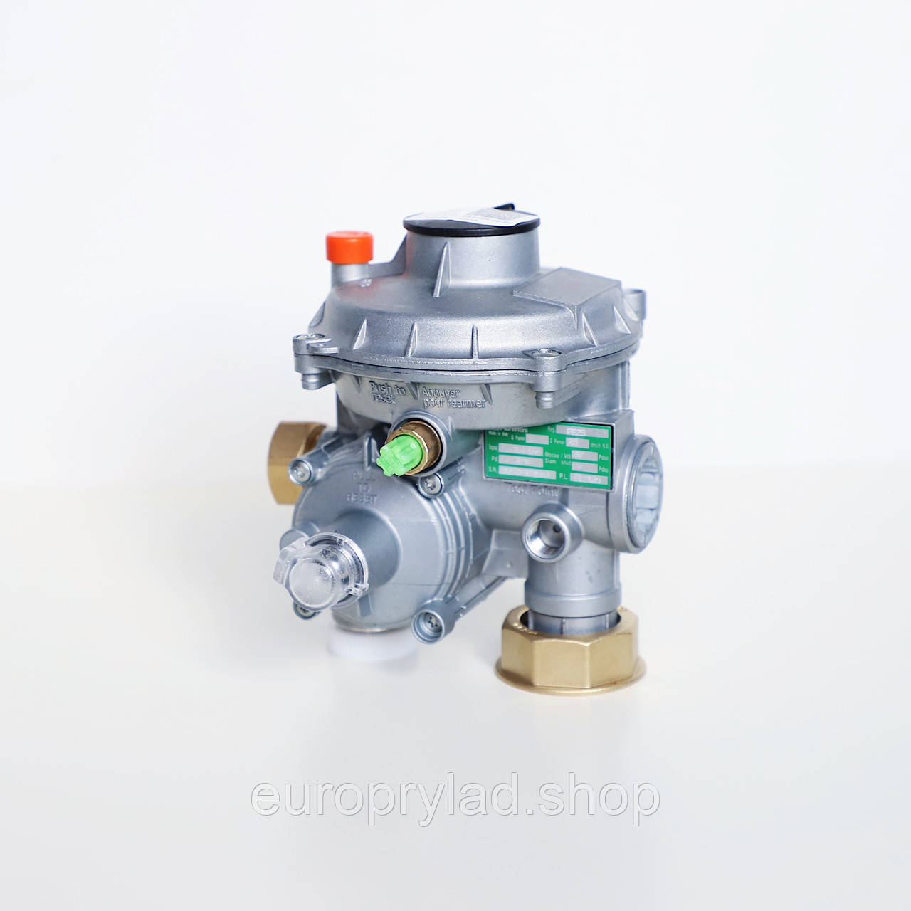 Регулятор тиску газу FE 25 BP Q (вхід ¾’ зліва, вихід 1¼’ знизу), фото 1