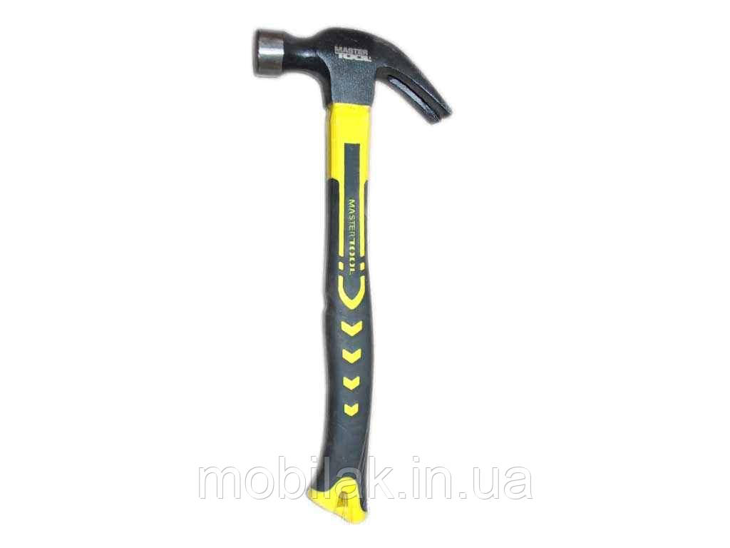 Молоток з ручкой скловолокно 0,45кг 02-0704 ТМ MASTER TOOL