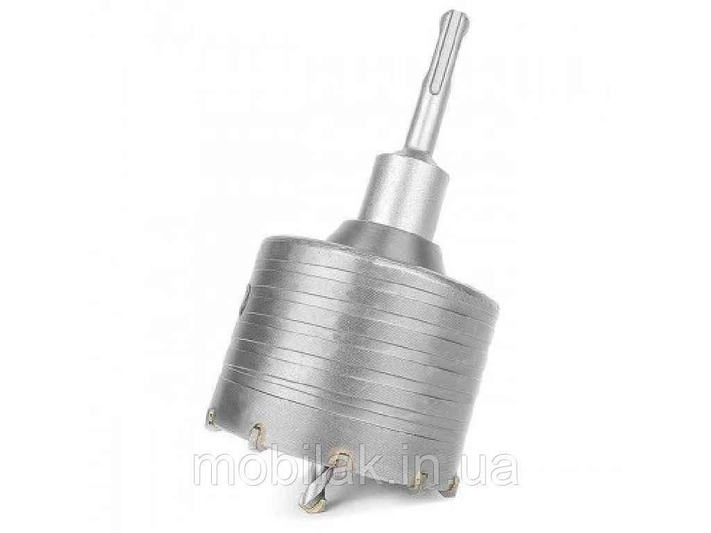 Комплект: свердла корончаті 80ммПерехідник SDS Plus 100мм SD-7080 ТМ INTERTOOL