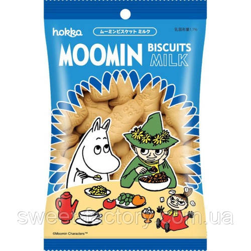 Печиво Hokka Moomin Biscuits Milk 60g, фото 1