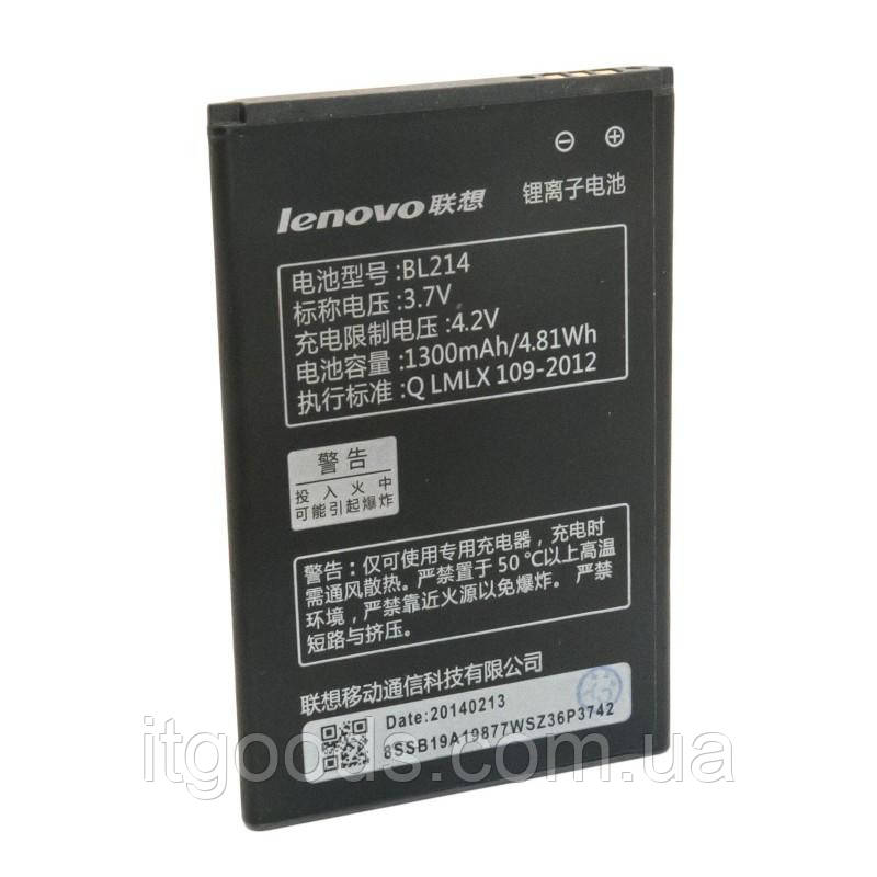 Акумулятор / батарея / АКБ Lenovo BL214 (1300 mAh) A316 A300T A269i