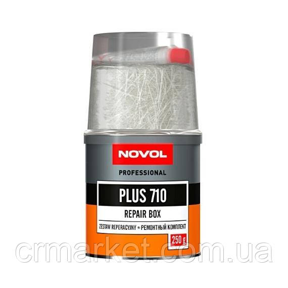 Ремонтний комплект із смоли та скломату NOVOL PLUS 710 (250 г), фото 1