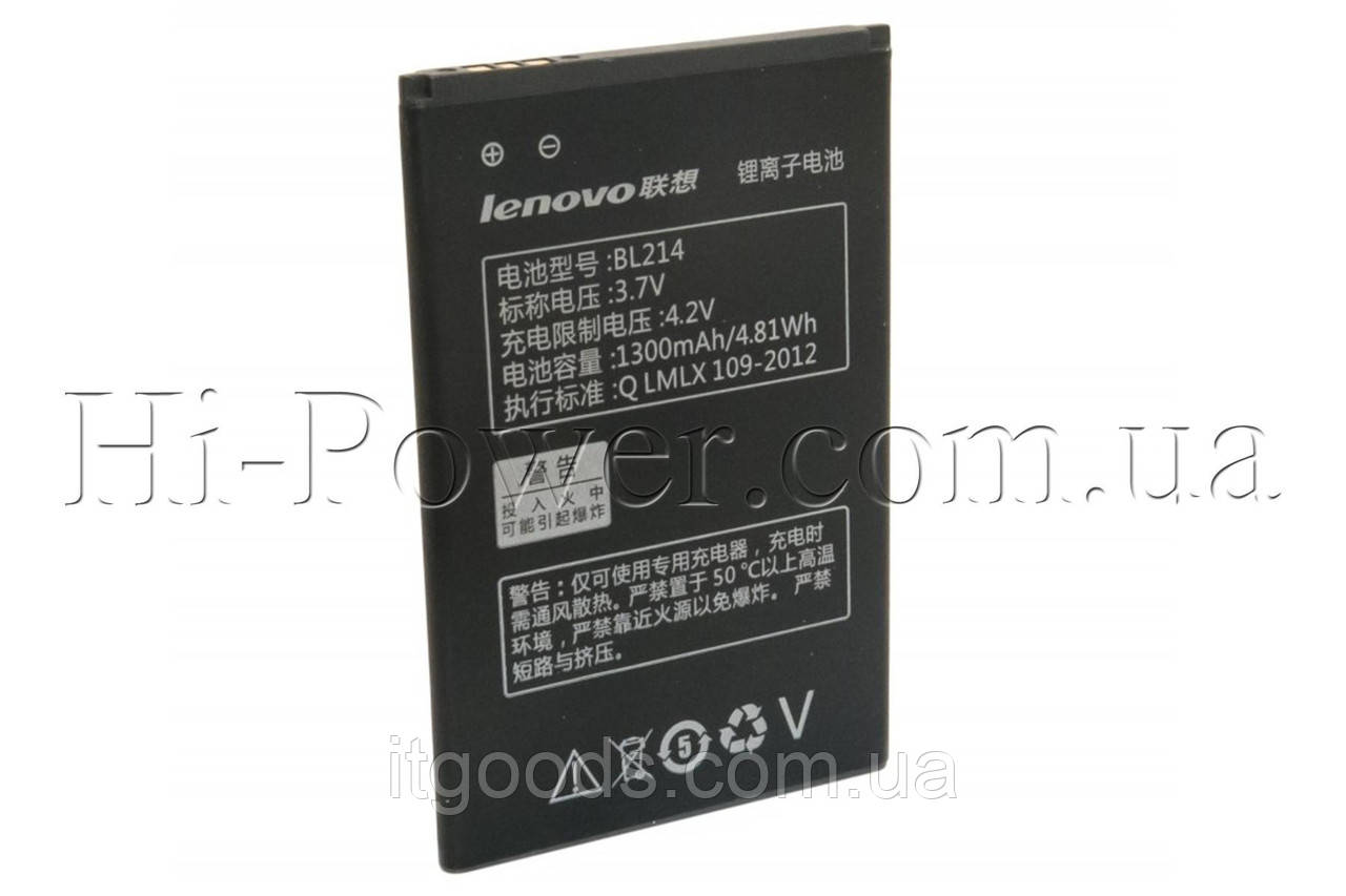 Аккумулятор / батарея / АКБ Lenovo BL214 (1300 mAh) для A316 A300T A269i - фото 3 - id-p453512552