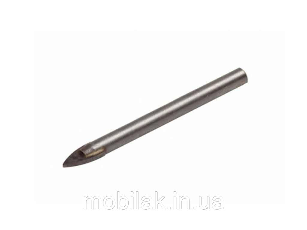 Свердло по склу та кераміці 2 різця 5*65 мм, YG6X 07-01-1056 ТМ Kubis