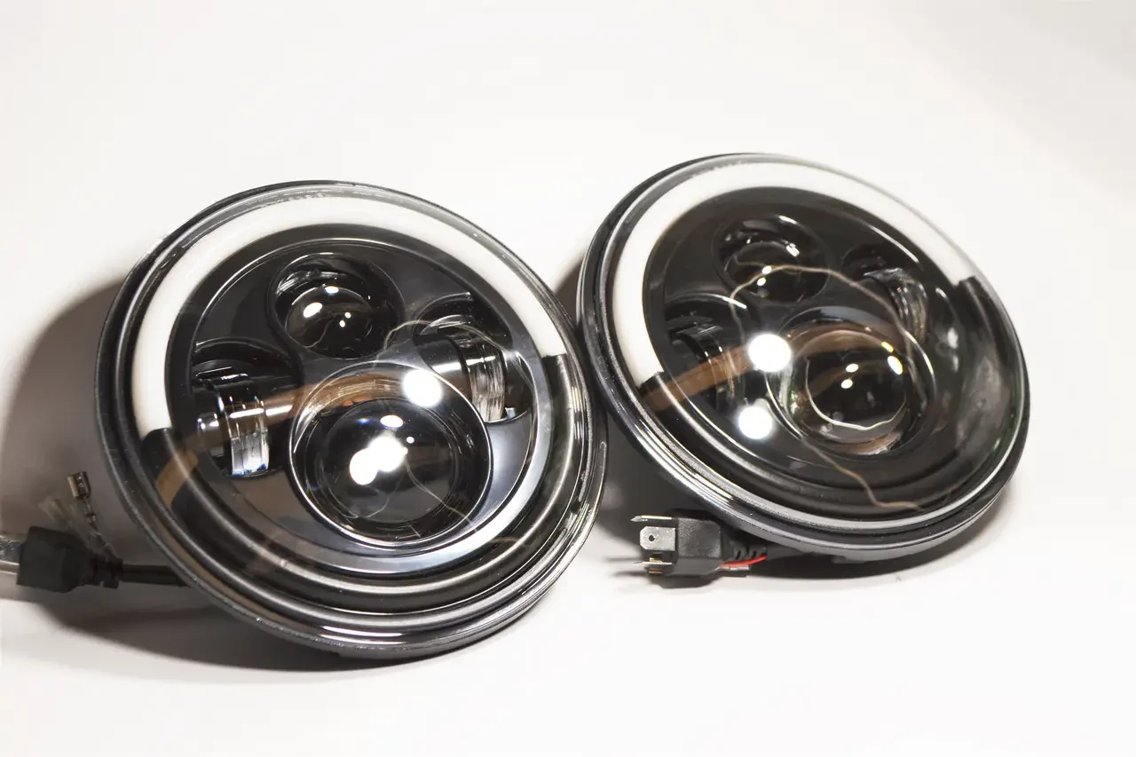 CВЕТОДИОДНА LED ФАРА 110ВТ НІВА, ВАЗ 469, ВАЗ 2101, 2121, FJ CRUISER, МОТОЦИКЛ, МОТО 7 ДЮЙМ
