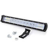 Балка світлодіодна фара на дах Led 9D Combo 380 Вт 59 см лінза фара універсальна, фото 3