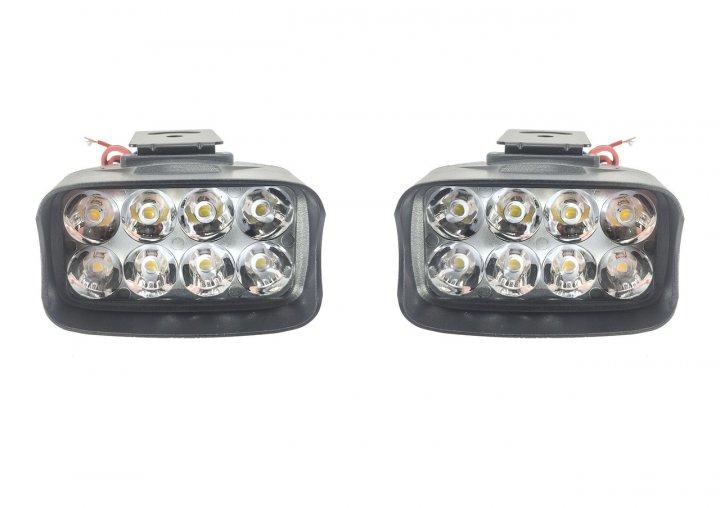 Фара Балка LED (протимотунка) світлодіодна L-21 (8 світлодіоди)12 ват білий 12-24V00 K