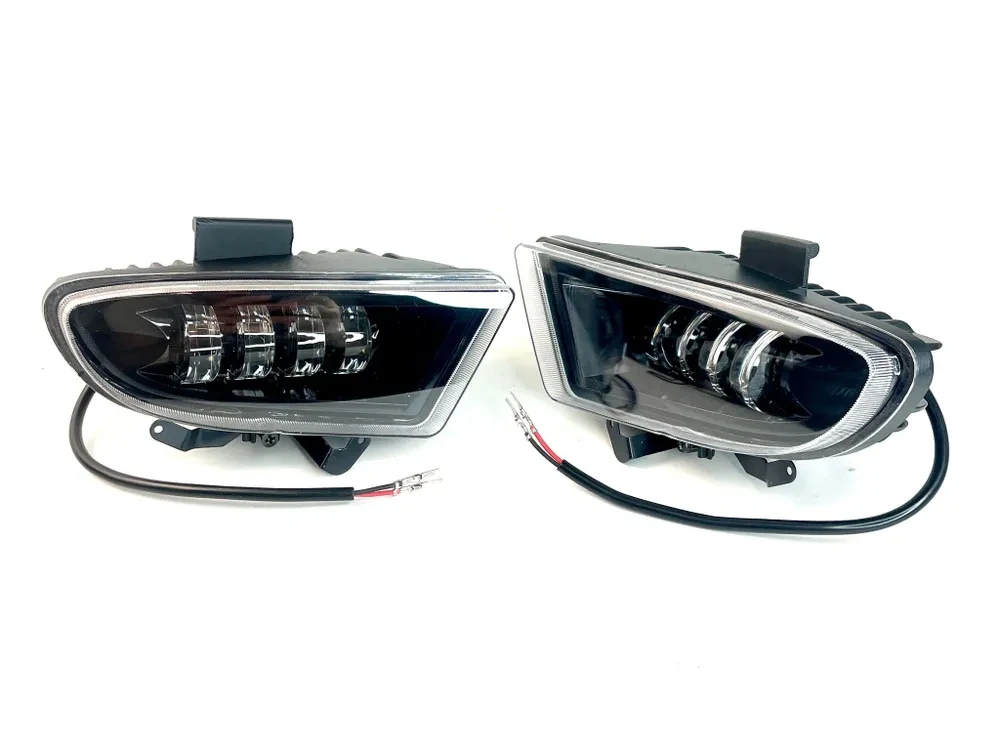 LED ПТФ Протитуманні світлодіодні фари Hyundai Accent 80 ват 6000K Хюндай Акцент туманки
