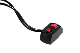 Стробоскоп Жовтий LED 3 секції 12 В/24 В (32 смx4.5 смx6.5 см) + пульт, 14 варіантів бурштинового спалаху, led діоди COB, фото 6