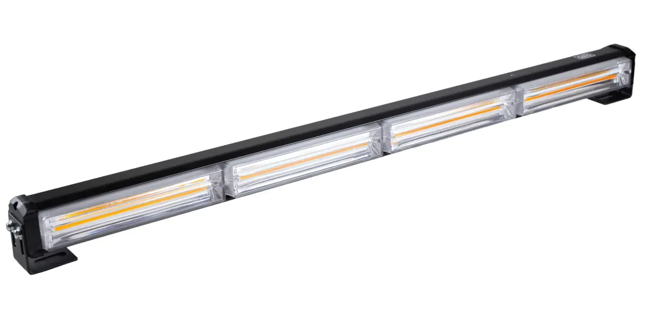 Стробоскоп Синій LED 4 секції 12В/24В (65 смx4.5 смx6.5 см) + пульт, 14 варіантів СИНЕЙ СПШКИ, led діоди COB