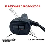 Автомобільний Led ДХО стробоскоп жовтого кольору 12-24 вольт 103 см, фото 5