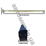 Автомобільний Led ДХО стробоскоп жовтого кольору 12-24 вольт 116 см, фото 5