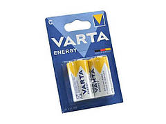 Батарейка калюжна LR14/C ENERGY 2 шт (спайка) ТМ Varta