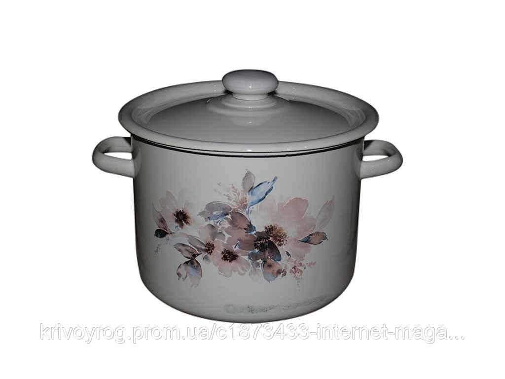 Каструля ем. 5,5л /2 циліндрична Жасмин (I1617/2) ТМ IDILIA, фото 1