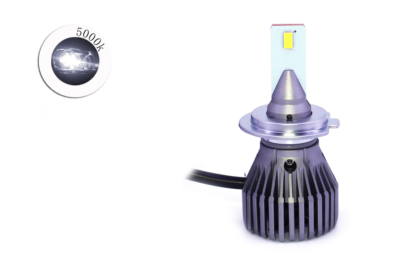 Комплект LED ламп F1X H7 5000K 12 V 26 W радіатор з вентилятором (діод TX 5530), фото 1