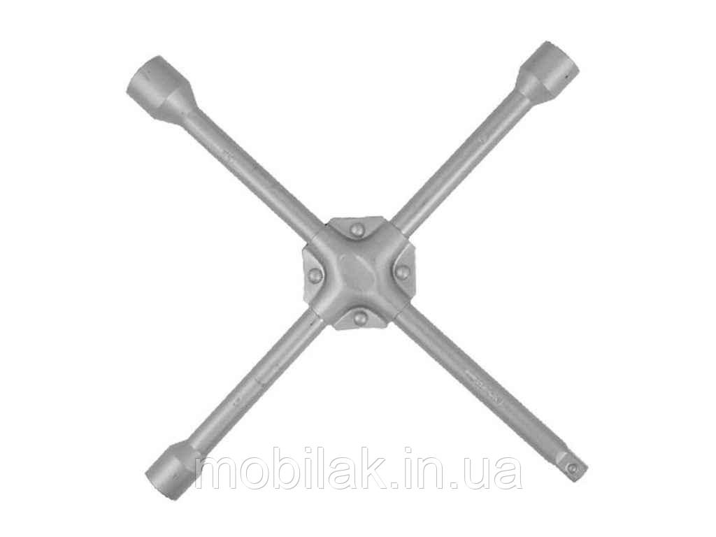 Ключ балонний хрестовий укріплений 14 355мм, 16мм, 17; 19; 22 1/2 HT-1602 ТМ INTERTOOL
