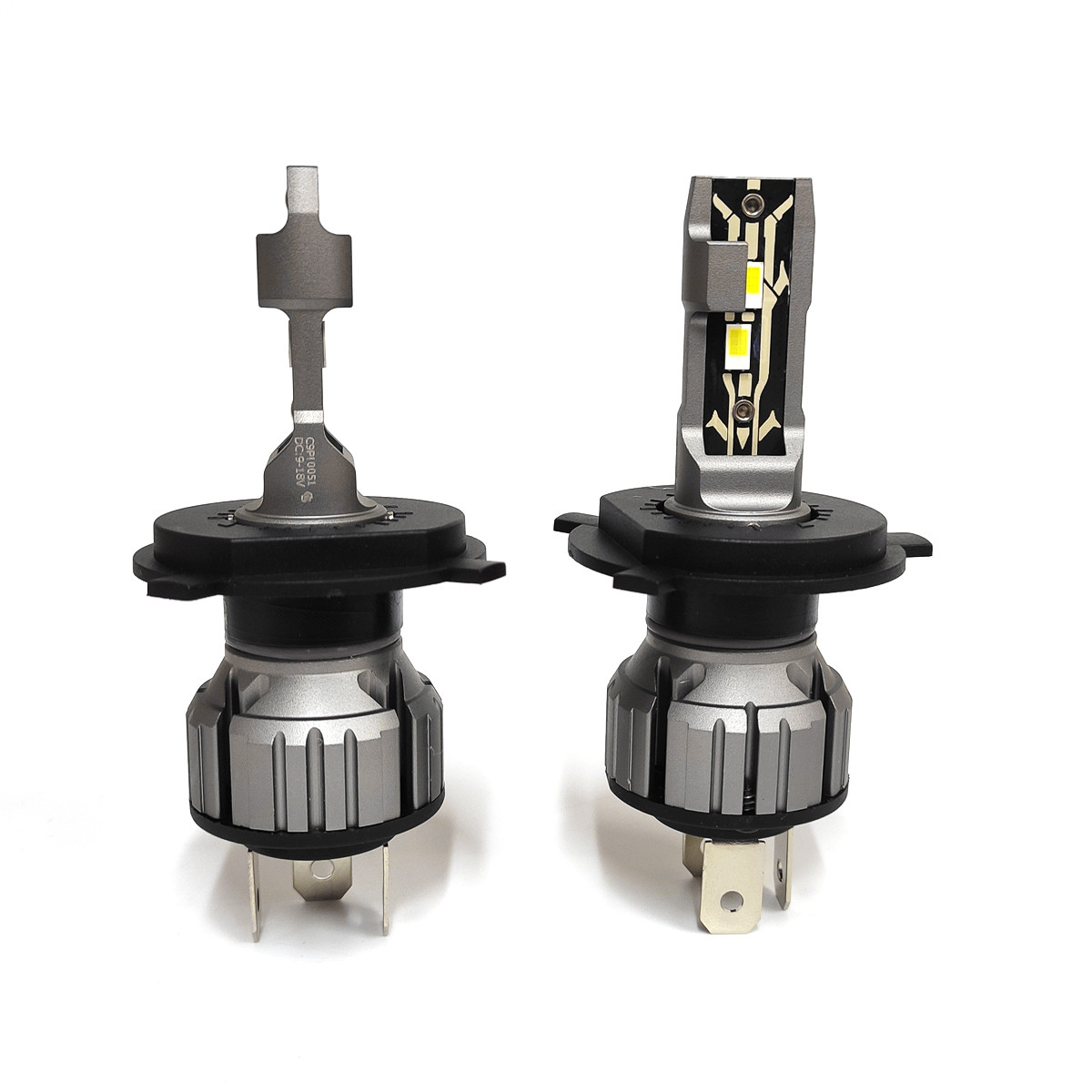 Комплект LED ламп TE2 H4 18 W 9-18 V 6500 K радіатор (діод 5530 50mk)