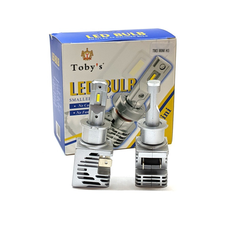 Комплект LED ламп Toby's TM3 mini H3 9-32V 22 W 6000 K з радіатором (діод 1860)