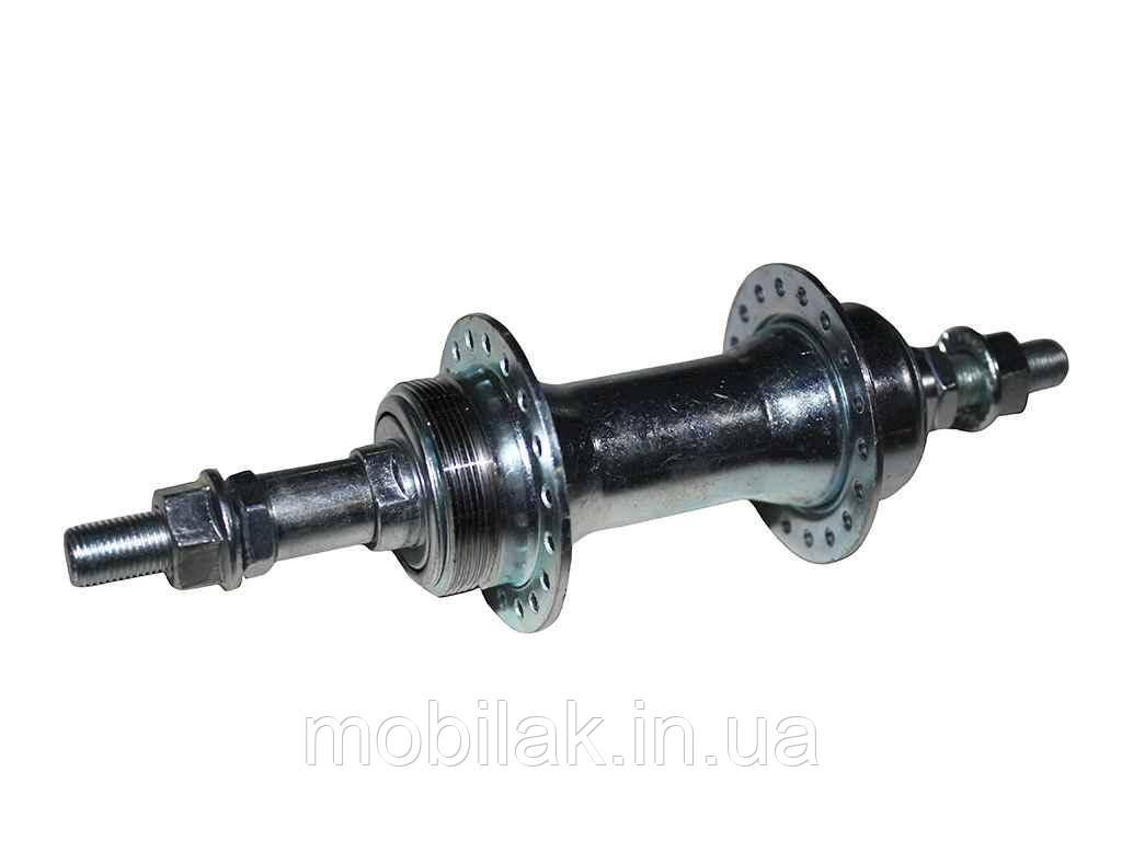 Втулка заднього колеса 26 Хром 14G 36H под V-brake ТМ КОЛЕСО, фото 1