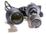 Лампа Bi-LED міні лінзи GT4 H4 D35 мм 9-32V 74W діод 3570 (50mk) Canbus 6000K, фото 5