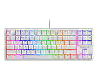 Клавіатура ігрова механічна HATOR HTK521 White Rockfall 2 Mecha Signature Edition Aurum Orange