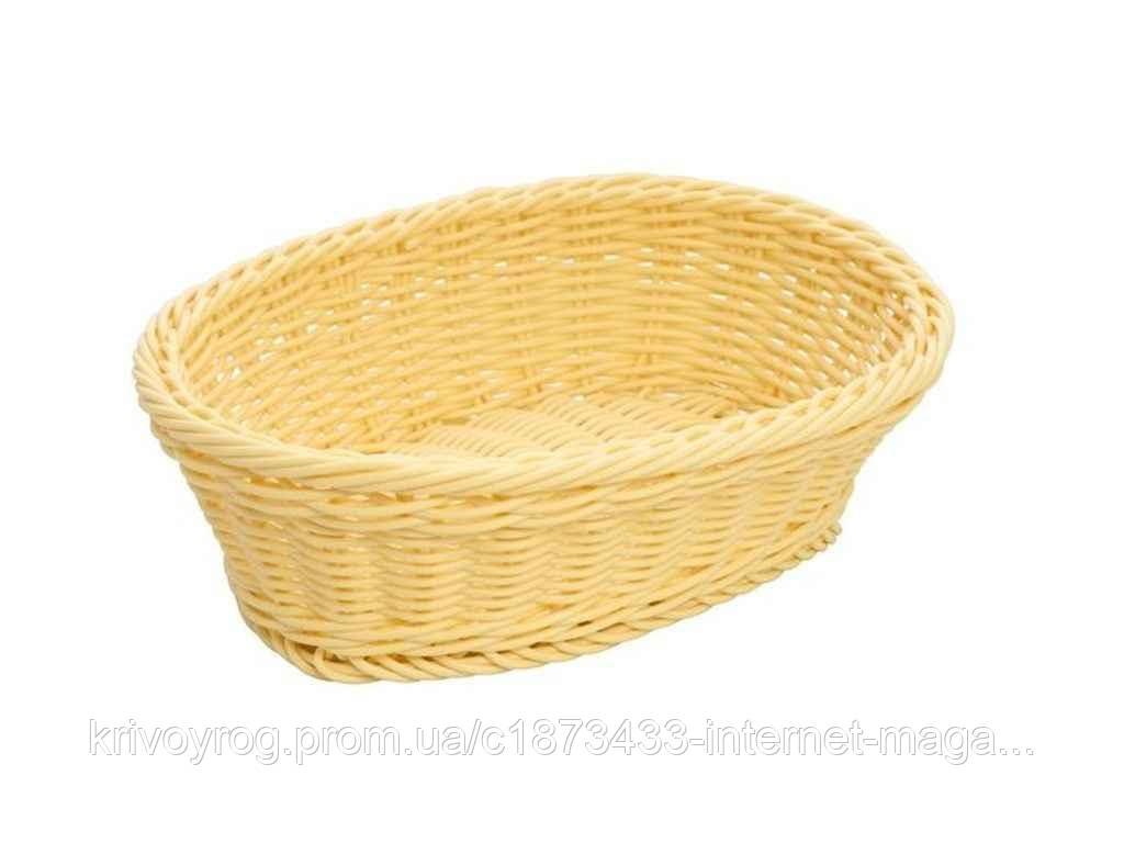 Кошик плетений 25х20см овальний ТМ EMPIRE, фото 1