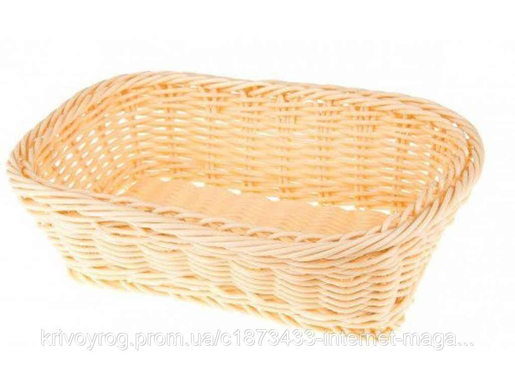 Кошик плетений 25х20см прямокутний ТМ EMPIRE, фото 1