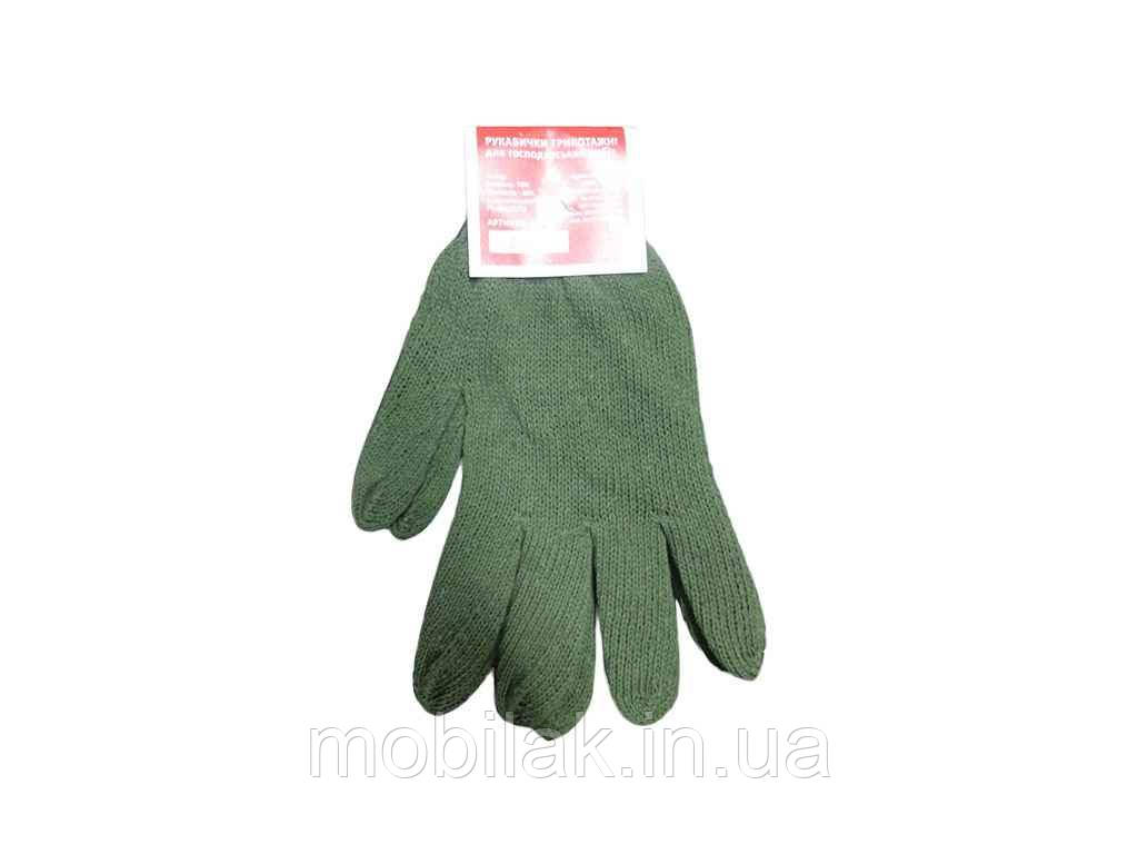 Перчатки робочі №641 подвійні хакі 10/11 р. ТМ A-tex
