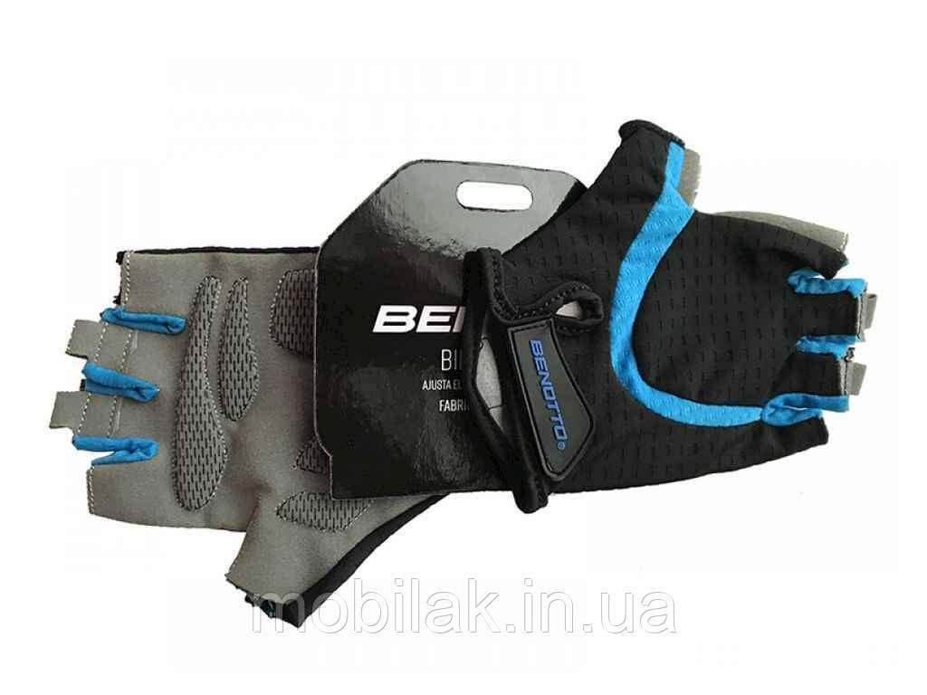 Перчатки відкриті M (Blue) LCL-60053 ТМ Benotto, фото 1