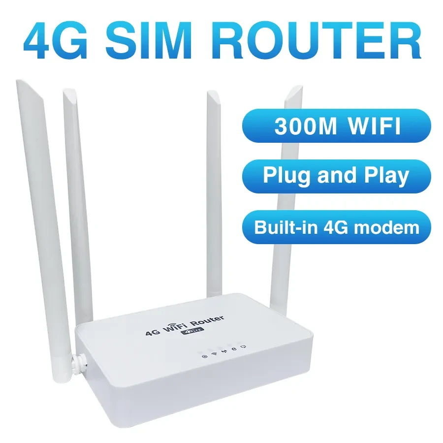 4G LTE Wi-Fi роутер с SIM-картой / 3G/4G модем 150Mbps (Lifecell ...