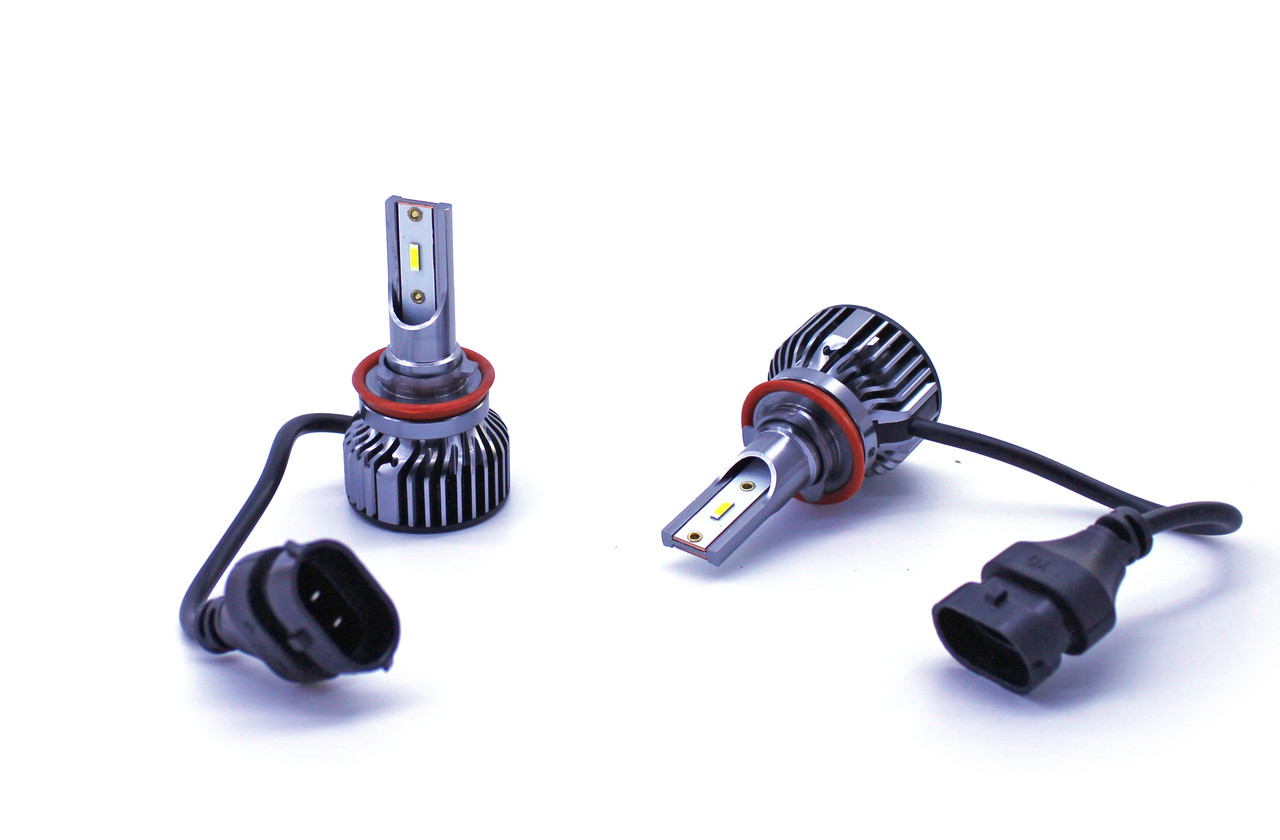 Комплект LED ламп T18 H11 6000 K 9-32 V 26 W радіатор з вентилятором (діод CSP 1860)