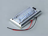 LED-плефон салону універсальний SND-0001 12-24 V 6 SMD 2835 WHITE з вимикачем. 108х52х26 мм, фото 2