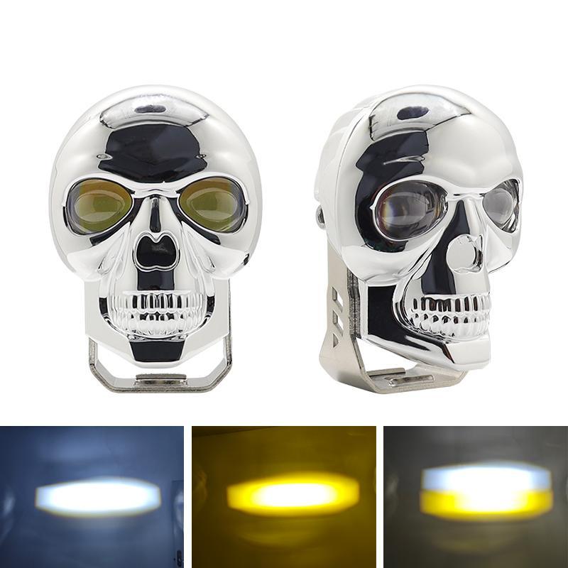 Фари Череп Led Light Wite Протитуманні фари Лампи Прожектори 12V-80V