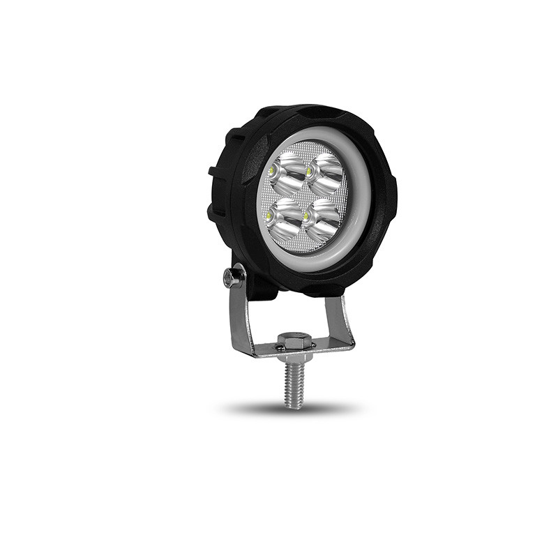 Кругла фара JR-12W 4 світлодіоди CREE 4 режими світіння: SPOT, FLOOD, стробоскоп + DRL