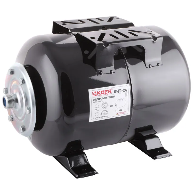 Гидроаккумулятор Koer KHT-24 (24л, корпус-сталь 1мм) (KB0008), фото 1
