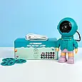 Проєктор зоряного неба лампа нічник Astronaut Projector Lamp K2301 зі змінними картриджами, фото 3