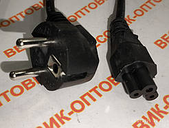 Шнур питания для ноутбука кабель сетевой Schuko CEE 7/4 / IEC C5 3pin (Міккі Маус) 1.5м 2.5А