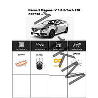 Комплект фільтрів Renault Megane IV 1.6 E-Tech (2020-) WIX