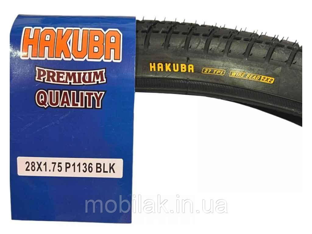 Покришка без камери 28 х 1.75 (700 x 45C) P1136 ТМ HAKUBA, фото 1