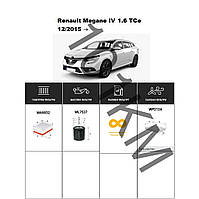 Комплект фільтрів Renault Megane IV 1.6 TCe (2015-) WIX
