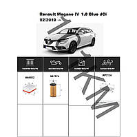 Комплект фільтрів Renault Megane IV 1.8 Blue dCi (2019-) WIX