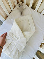 Гарний конверт на виписку, конверт-ковдру, конверт для новонароджених  Angelok-child